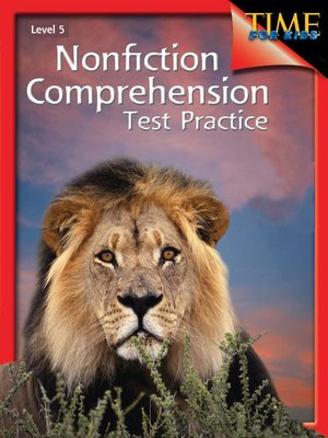 cover image of Nonfiction Comprehension Test Practice Level 5